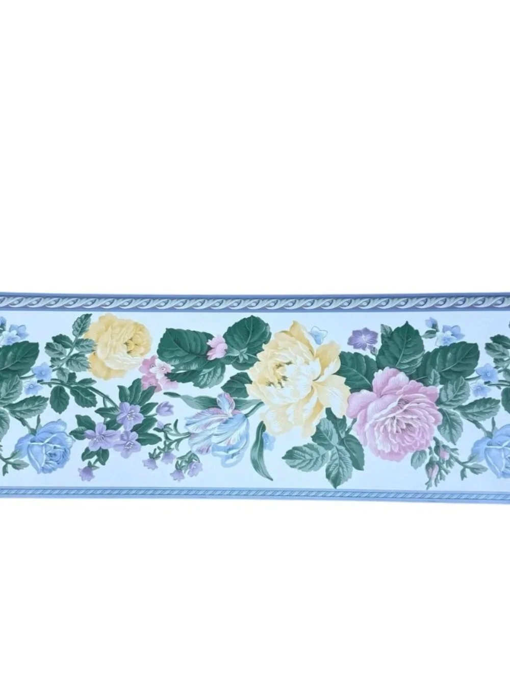 3 Rolls Vintage Wallpaper Border Birge Cottage Core Floral Roses 00311 NEW